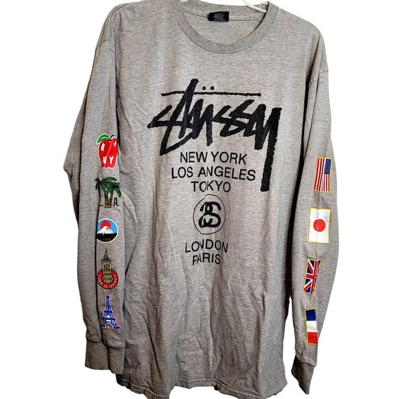 old stussy 90’s Design long sleeve Stussy Supreme Quality Vintage 90s Longsleeve T-Shirt Size S